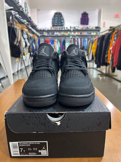 PREOWNED Air Jordan 4 Black Cat