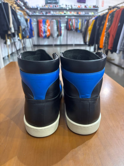 Preowned Saint Laurent Signature Court Sneaker SL-10H Black/Royal