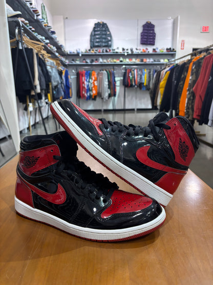 Preowned Air Jordan 1 Patent Bred