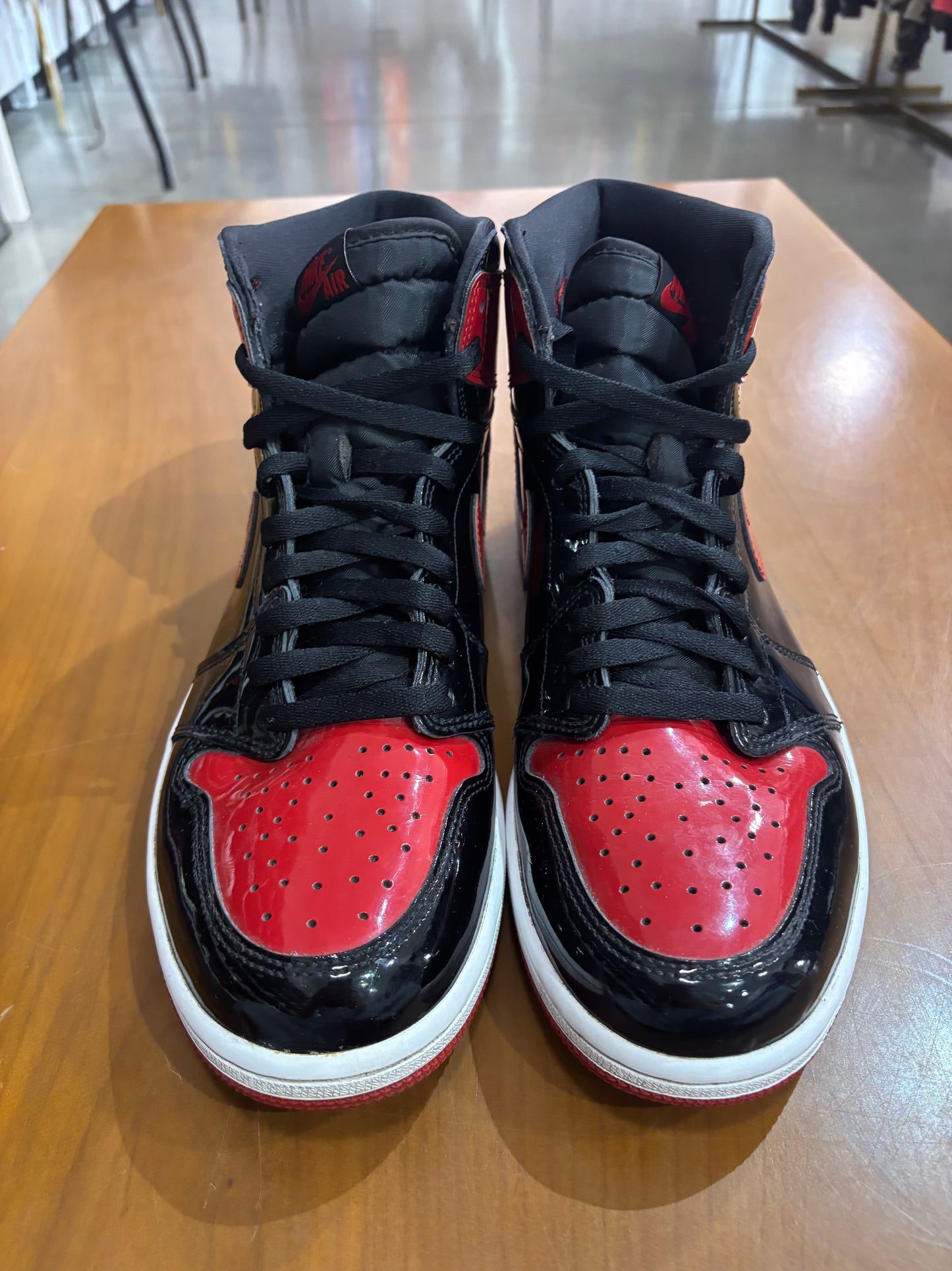 Preowned Air Jordan 1 Patent Bred