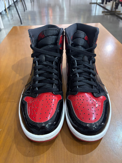 Preowned Air Jordan 1 Patent Bred