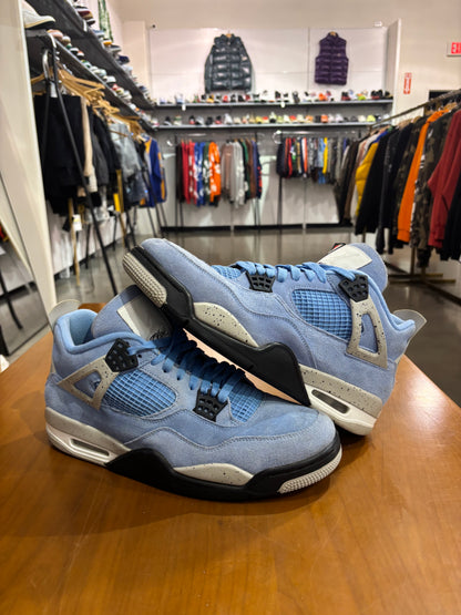 Preowned Air Jordan 4 University Blue