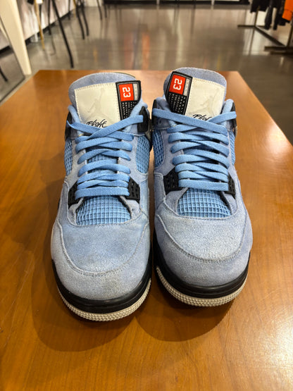 Preowned Air Jordan 4 University Blue