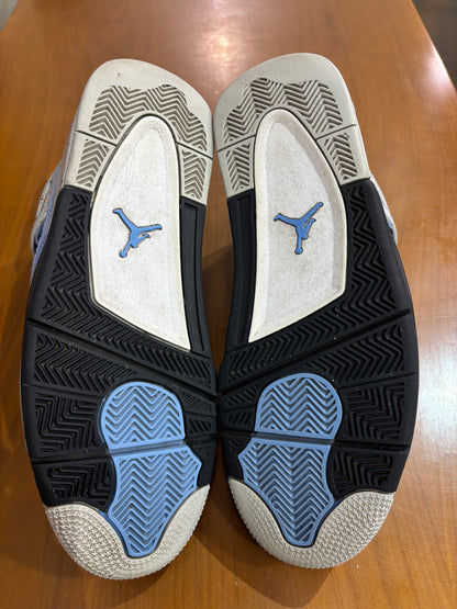 Preowned Air Jordan 4 University Blue