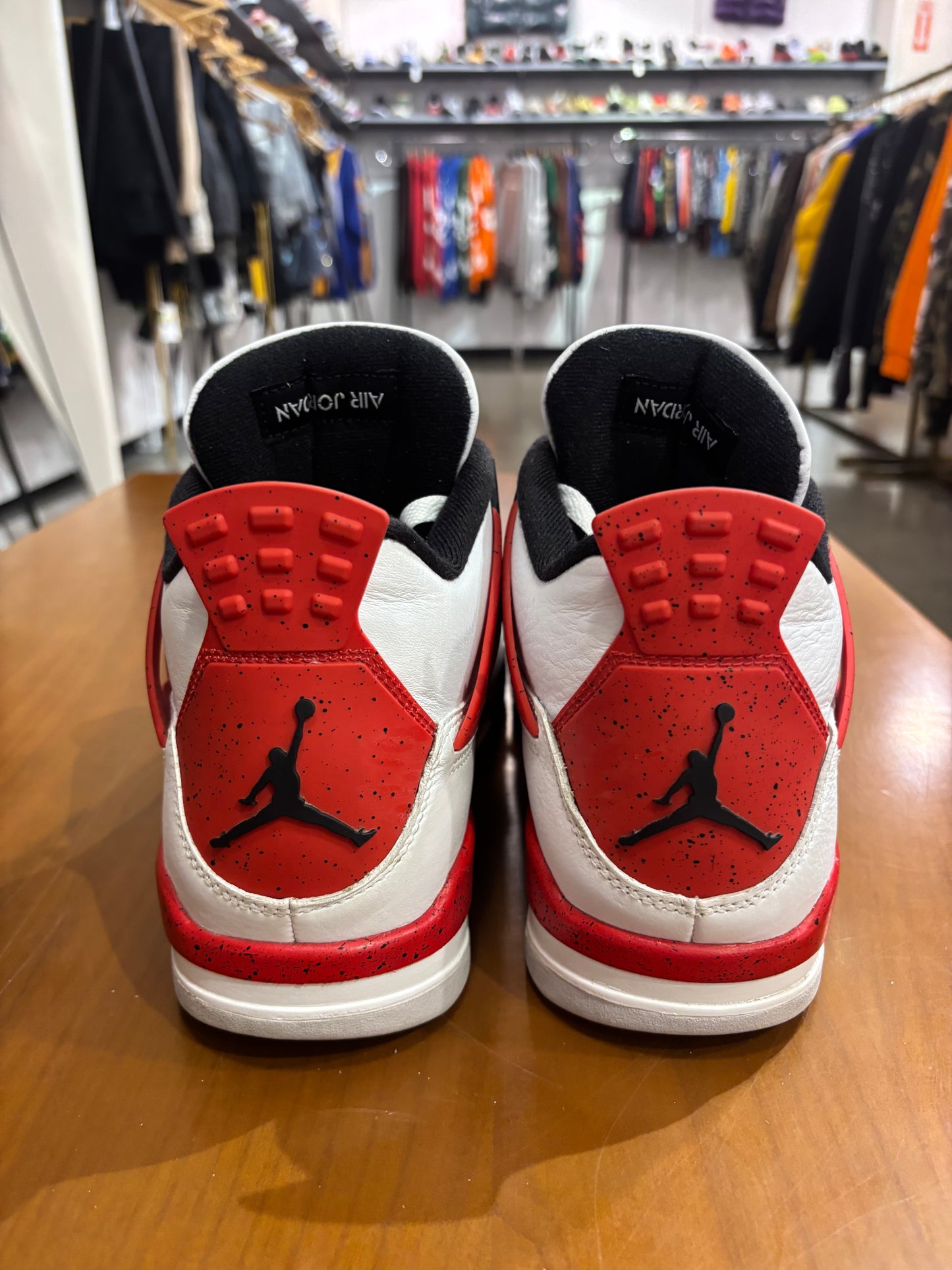 Preowned Air Jordan 4 Red Cement