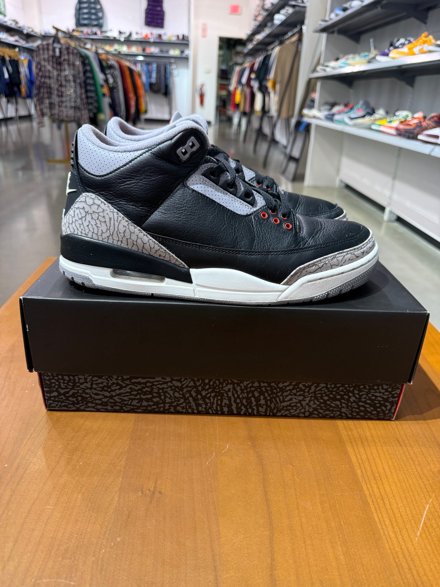 Preowned Air Jordan 3 Black Cement