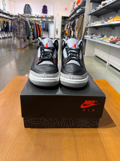 Preowned Air Jordan 3 Black Cement