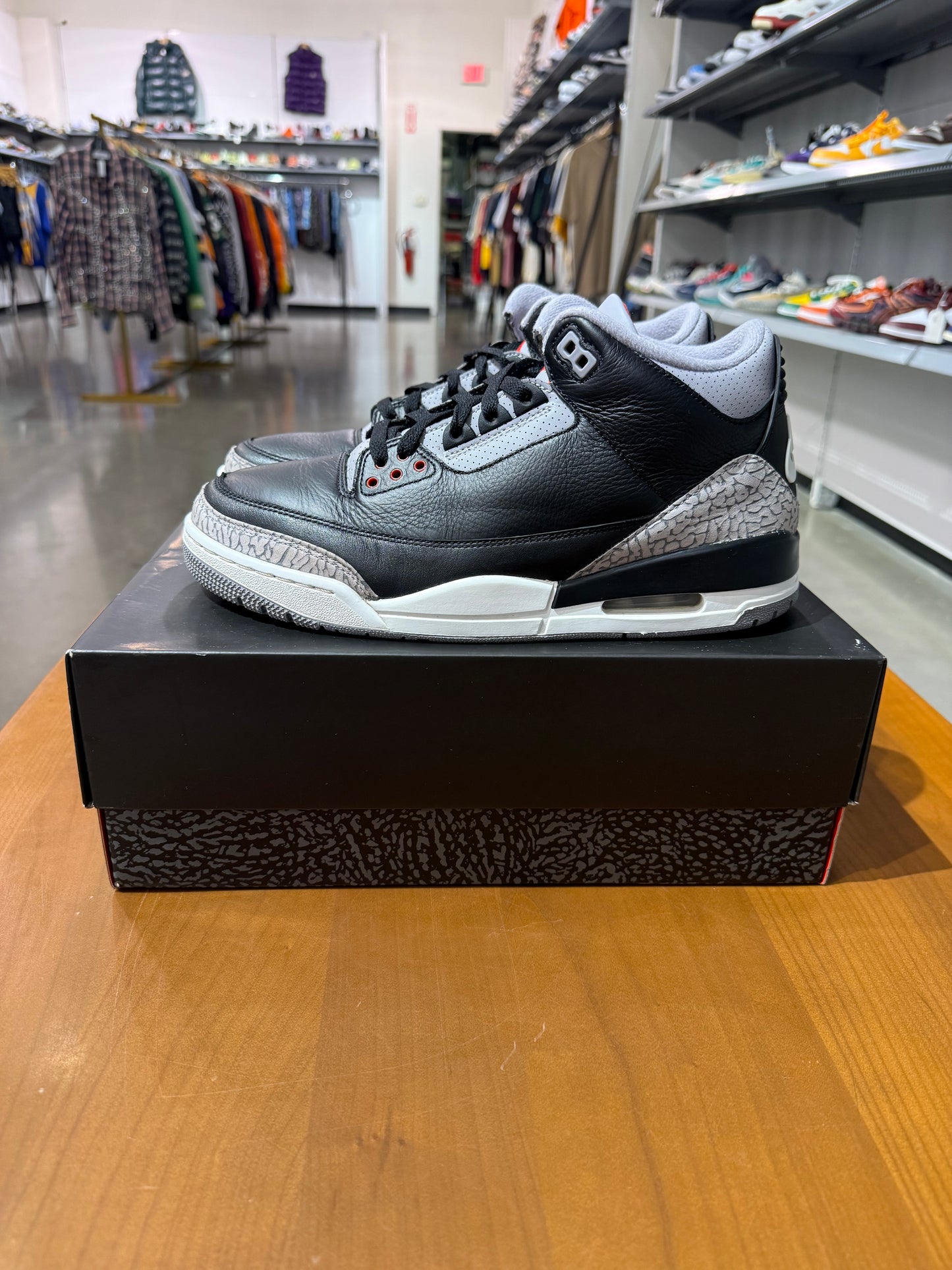 Preowned Air Jordan 3 Black Cement