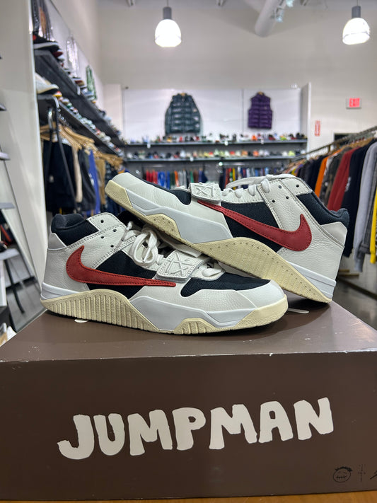 Preowned Air Jordan Jumpman Jack TR Travis Scott University Red