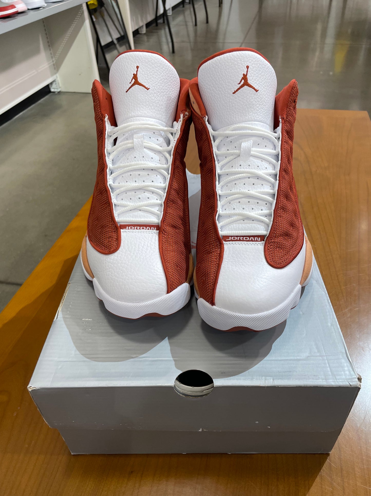 Preowned Air Jordan 13 Dune Red