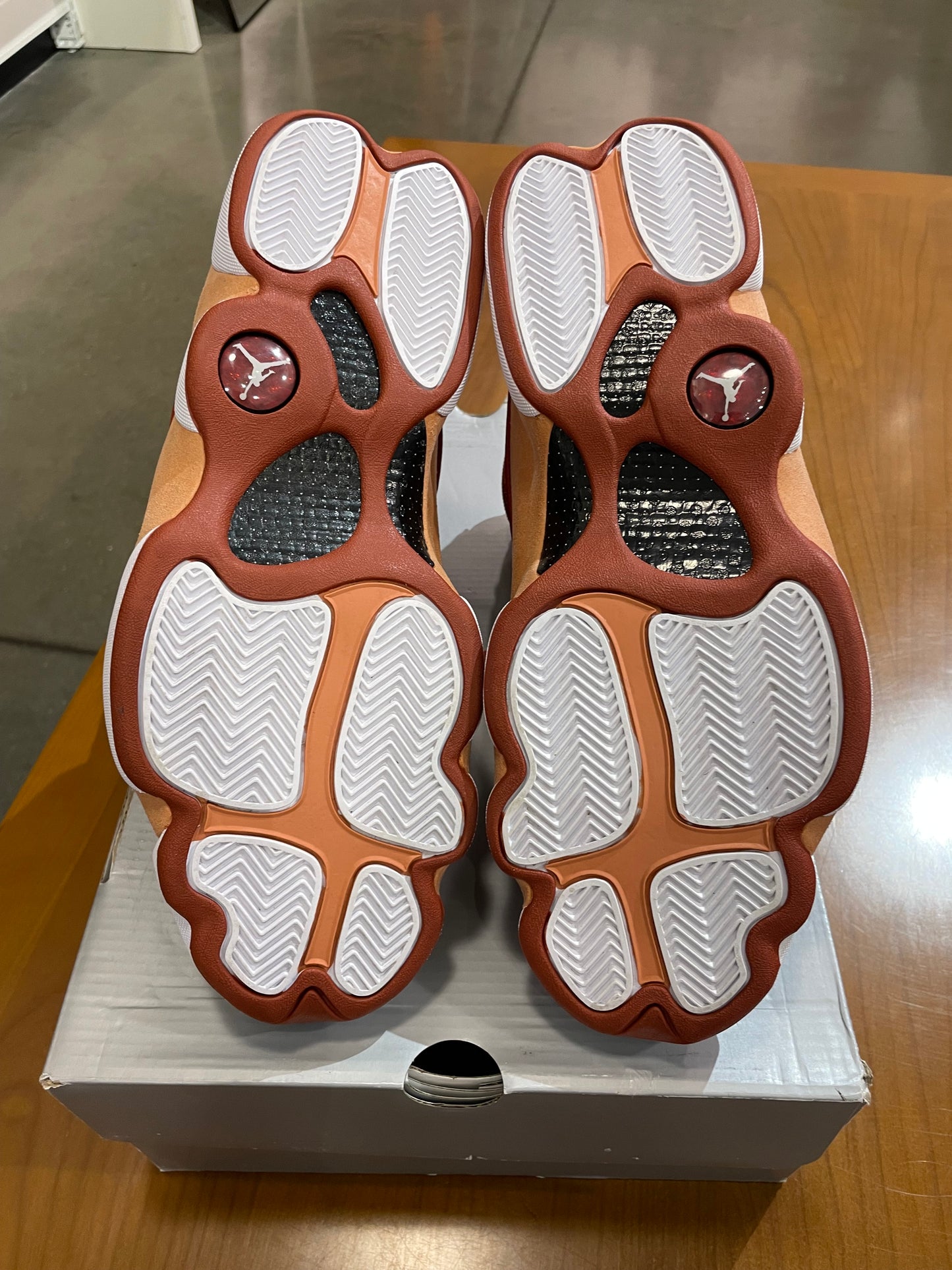 Preowned Air Jordan 13 Dune Red