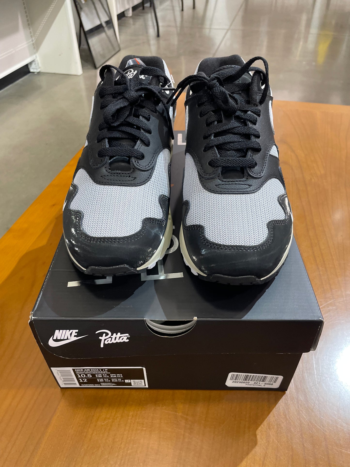 Nike Air Max 1 Patta Waves Black