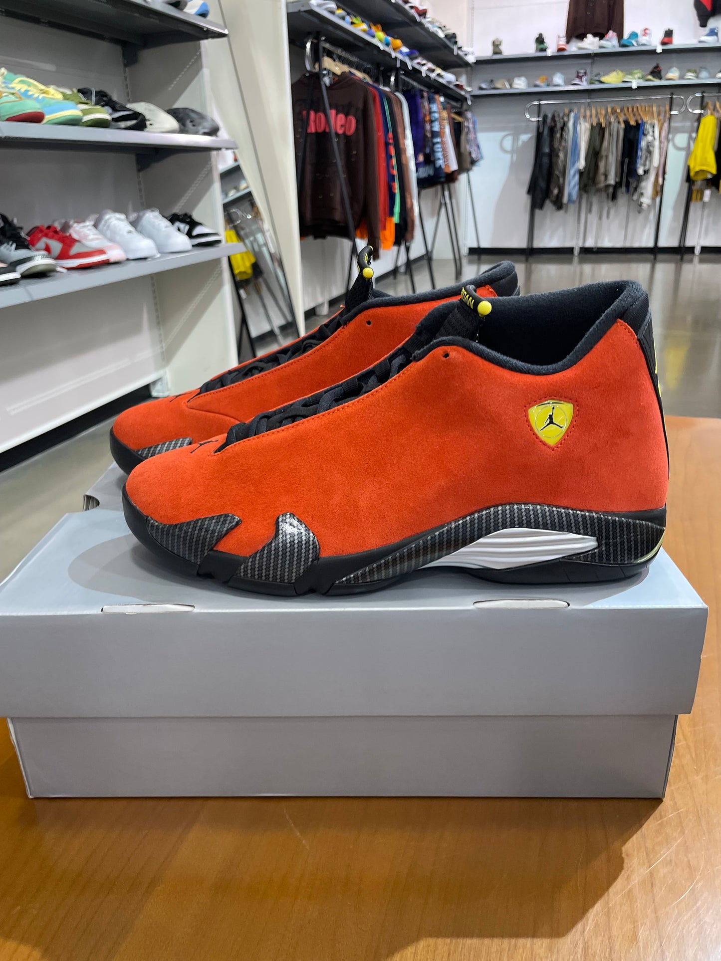 Preowned Air Jordan 14 Ferrari