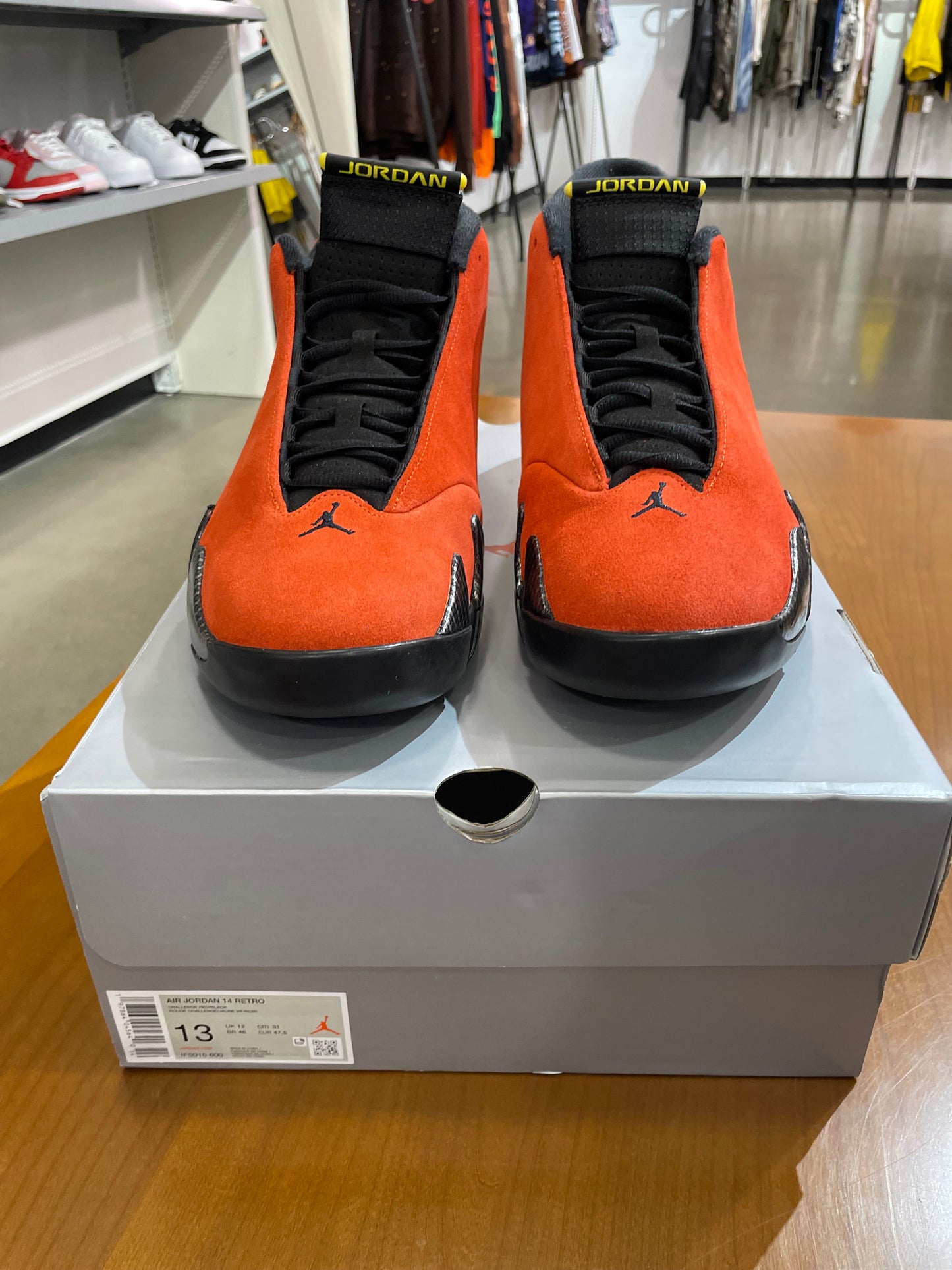 Preowned Air Jordan 14 Ferrari