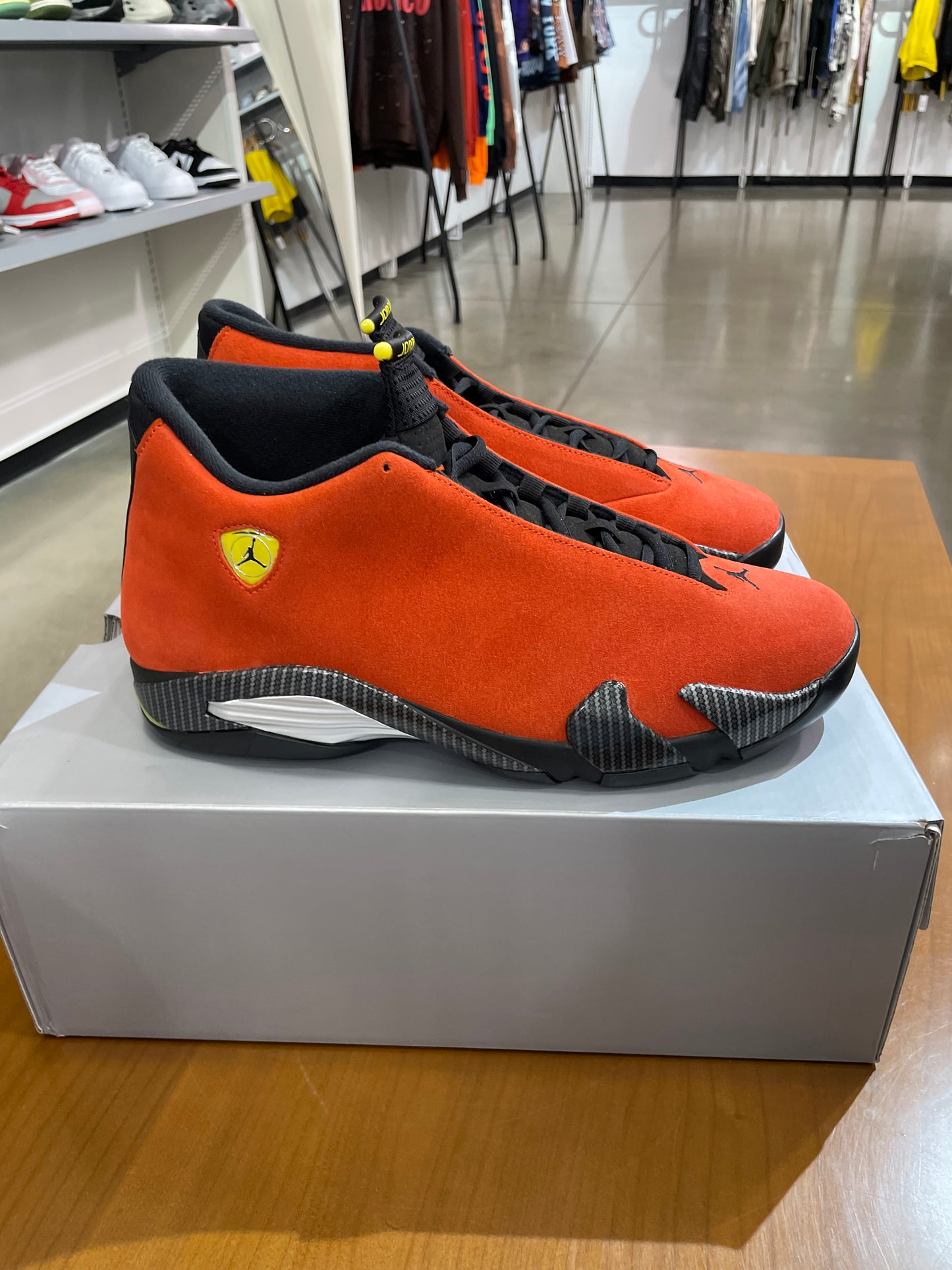 Preowned Air Jordan 14 Ferrari
