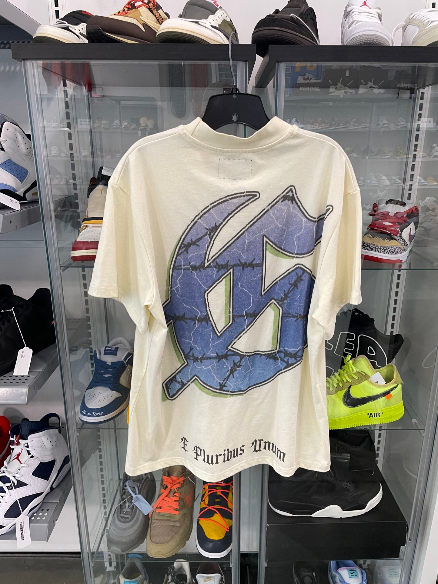 Preowned Godspeed Skull Reflection Tee Cream