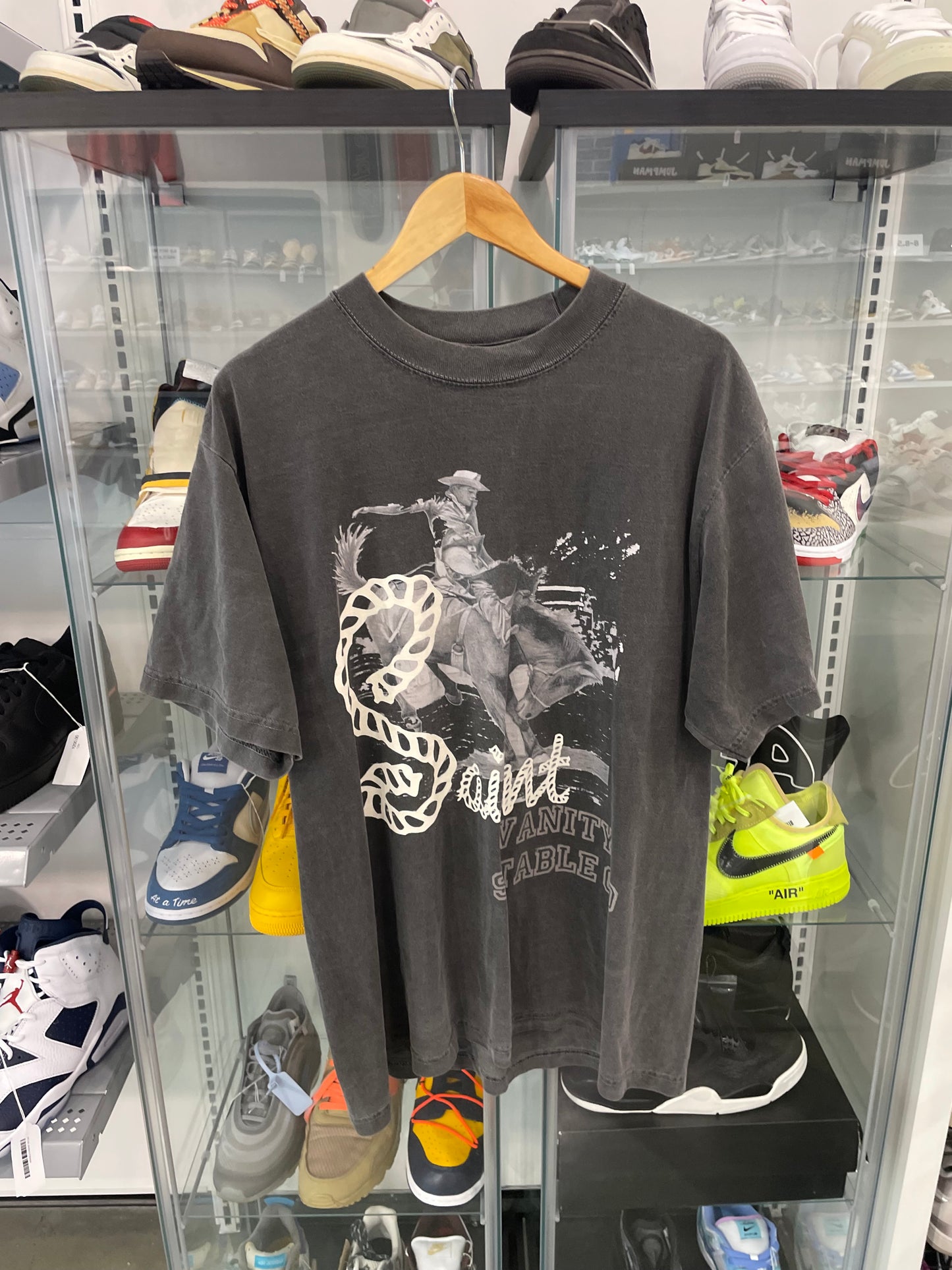Preowned Saint Vanity Tee Grey Stable