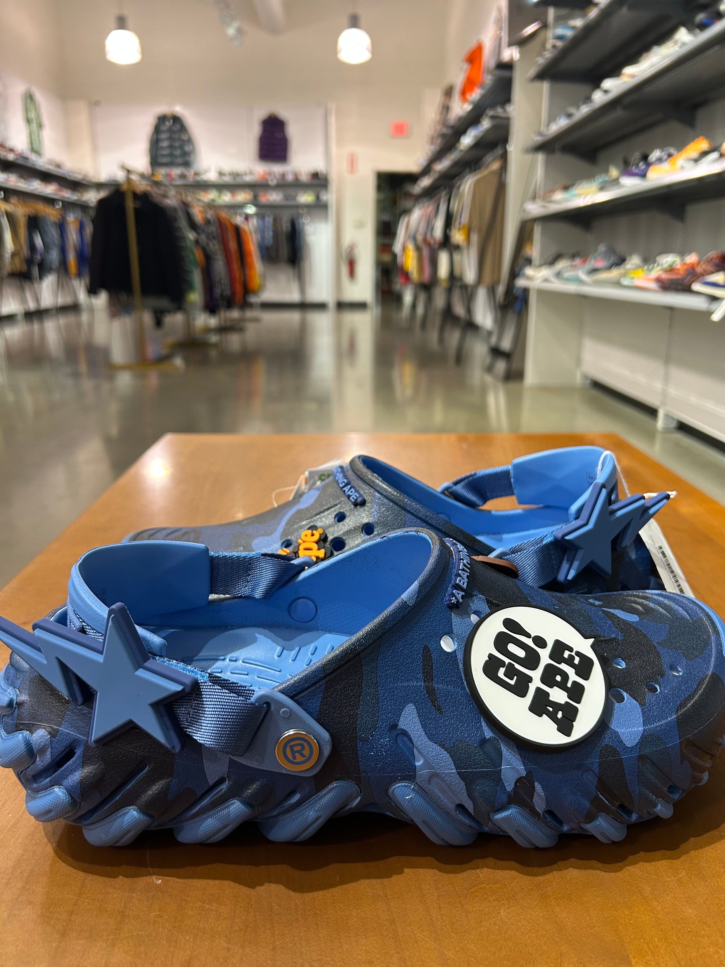 CROCS Echo RO Clog Bape Powder Blue Camo