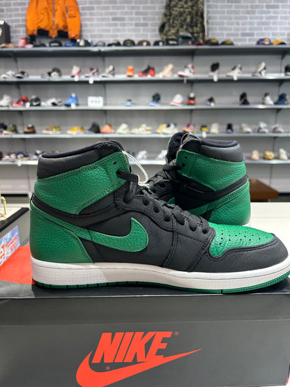 PREOWNED Air Jordan 1 Pine Green Black