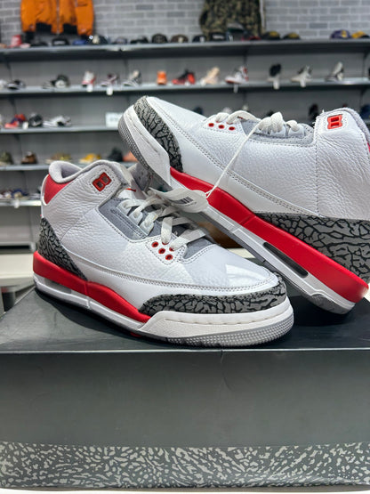 PREOWNED Air Jordan 3 Fire Red