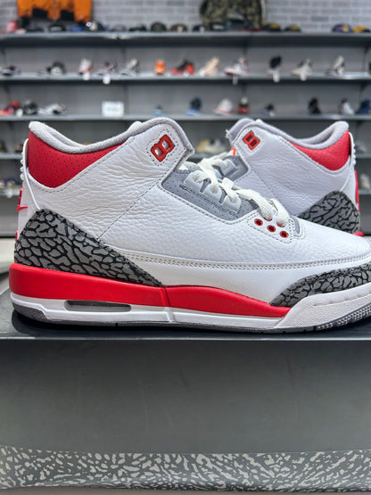 PREOWNED Air Jordan 3 Fire Red
