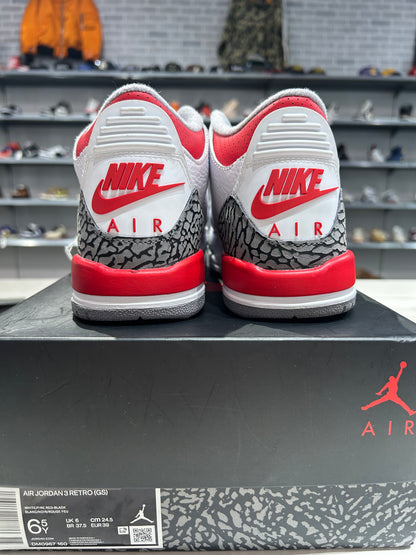 PREOWNED Air Jordan 3 Fire Red