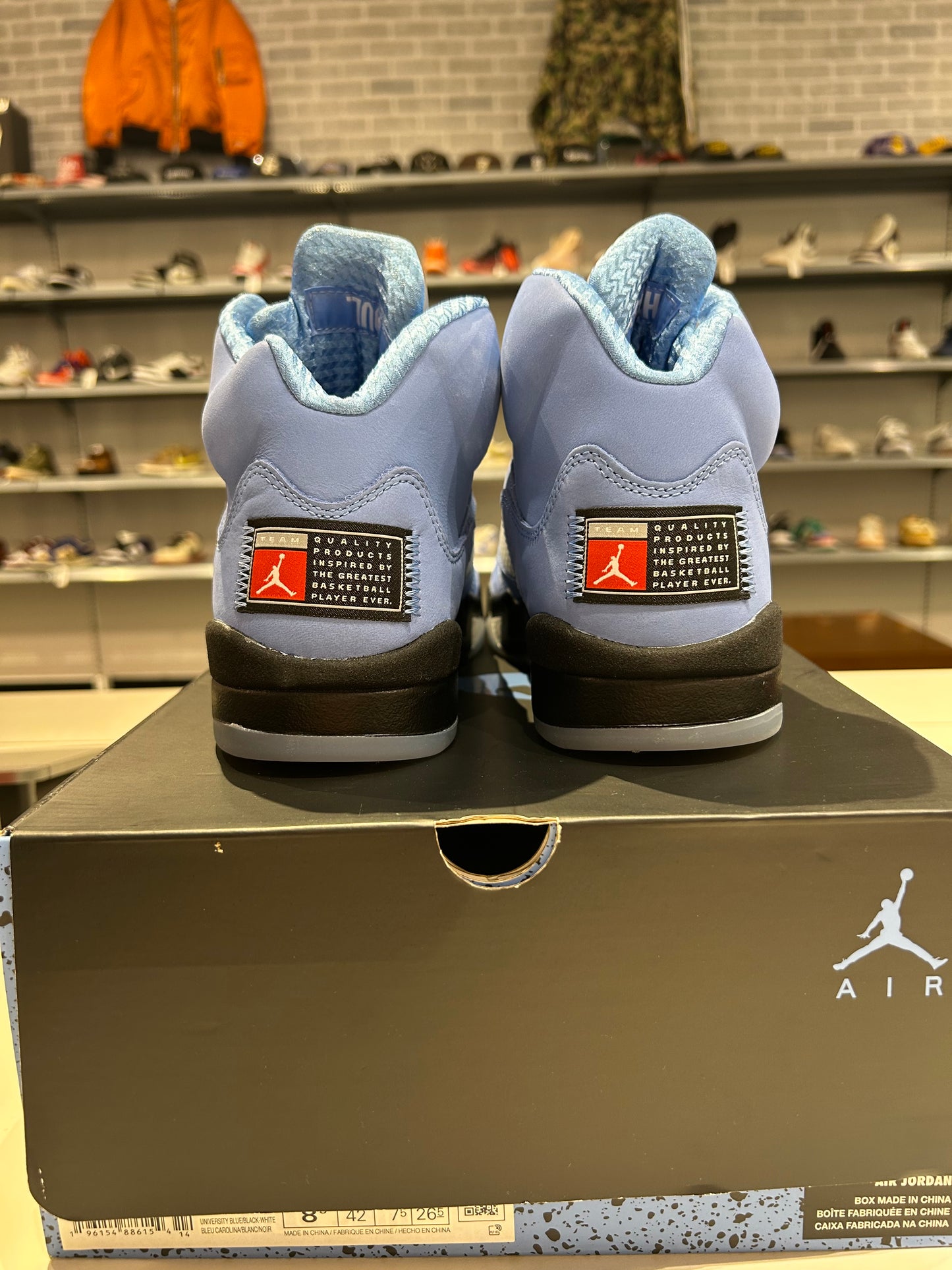 Air Jordan 5 UNC University Blue