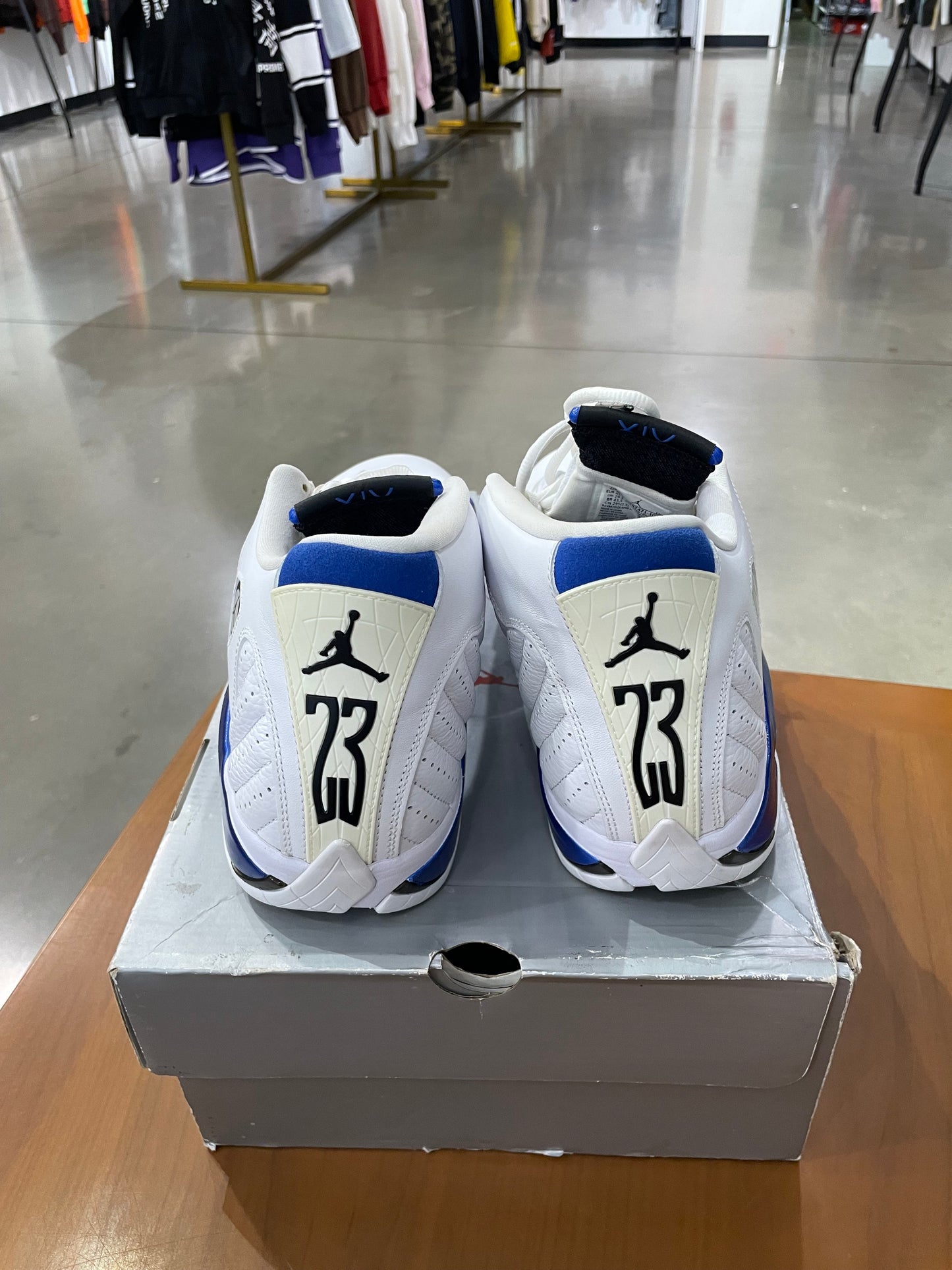 Preowned Air Jordan 14 Hyper Royal