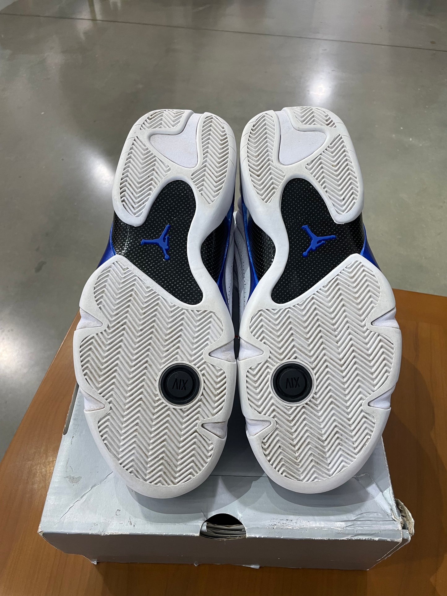 Preowned Air Jordan 14 Hyper Royal
