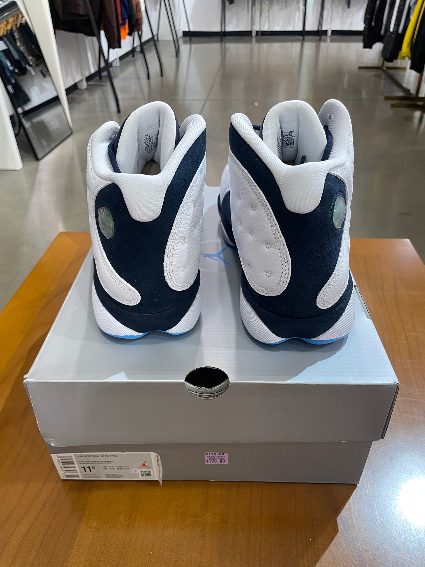 Air Jordan 13 Obsidian Powder Blue