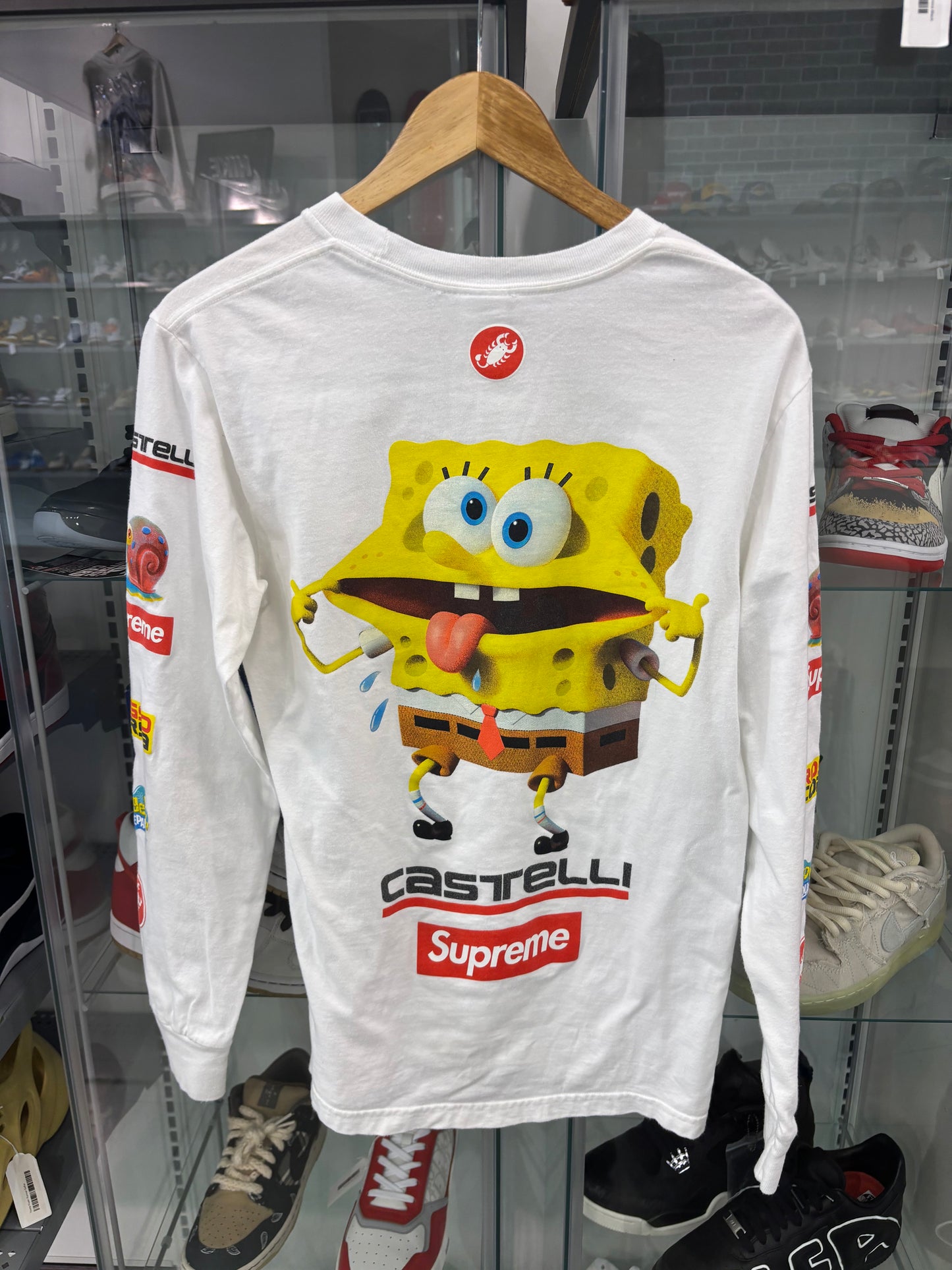 Preowned Supreme SpongeBob Castillo Racing L/S Tee