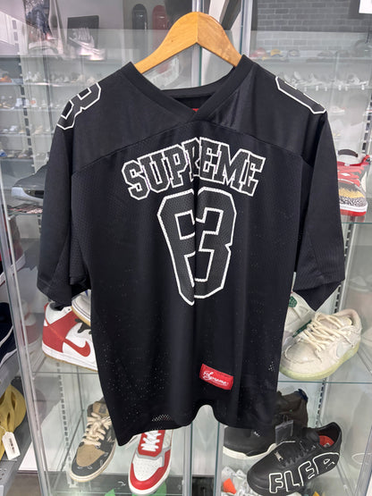 Preowned Supreme Bones Jersey Black