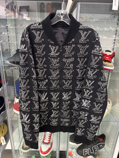 Preowned Louis Vuitton Cartoon Monogram Zip Jacket