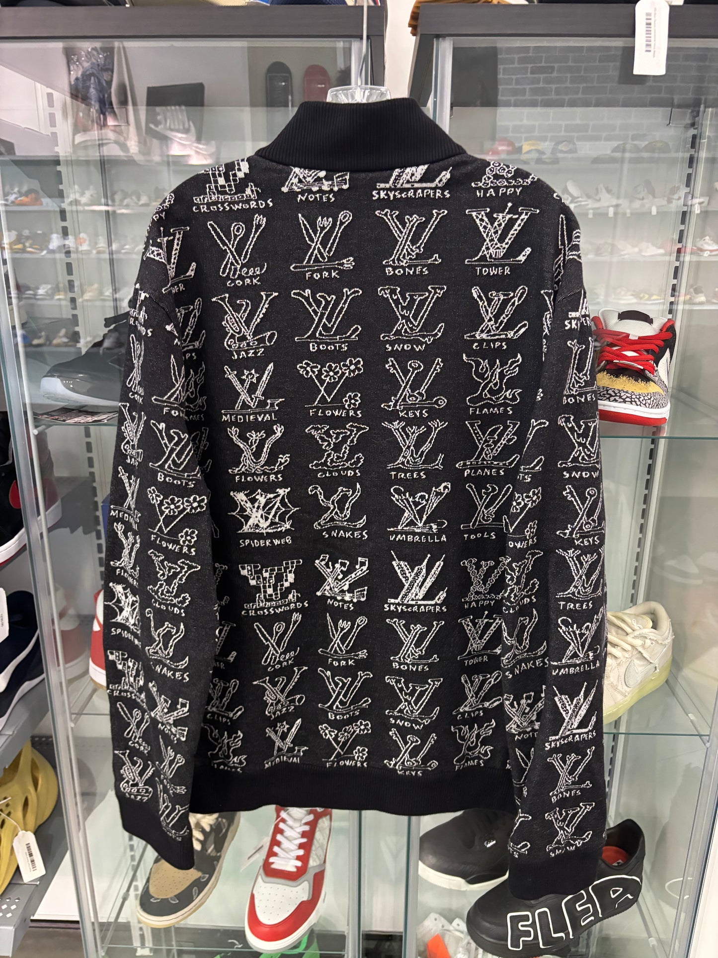 Preowned Louis Vuitton Cartoon Monogram Zip Jacket
