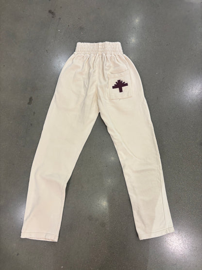 Preowned Vertebrae Sweatpant Cream Purple