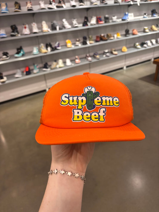 Preowned Supreme Beef Mesh Back 5-Panel Orange