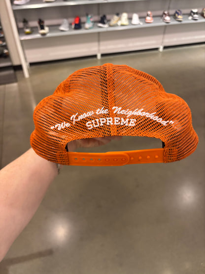 Preowned Supreme Beef Mesh Back 5-Panel Orange