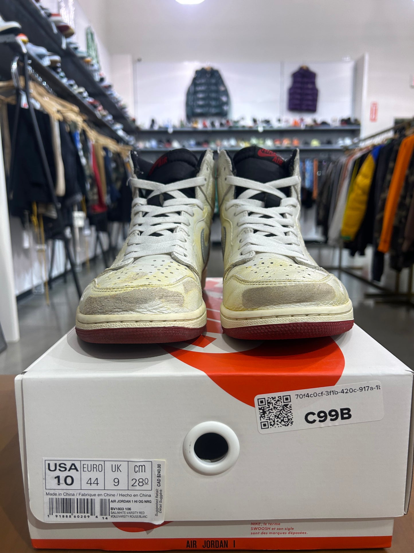 Preowned Air Jordan 1 High Nigel Sylvester