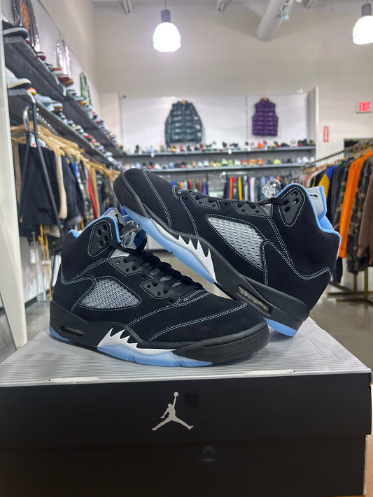 Air Jordan 5 Black University Blue
