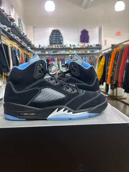 Air Jordan 5 Black University Blue