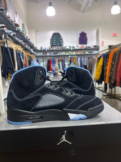 Air Jordan 5 Black University Blue