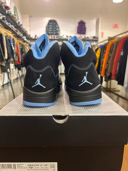 Air Jordan 5 Black University Blue