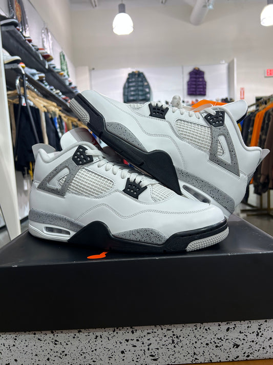 Air Jordan 4 White Cement