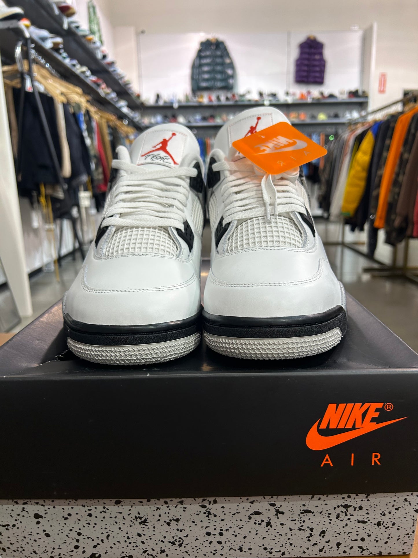 Air Jordan 4 White Cement