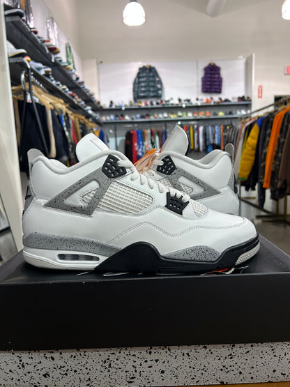 Air Jordan 4 White Cement