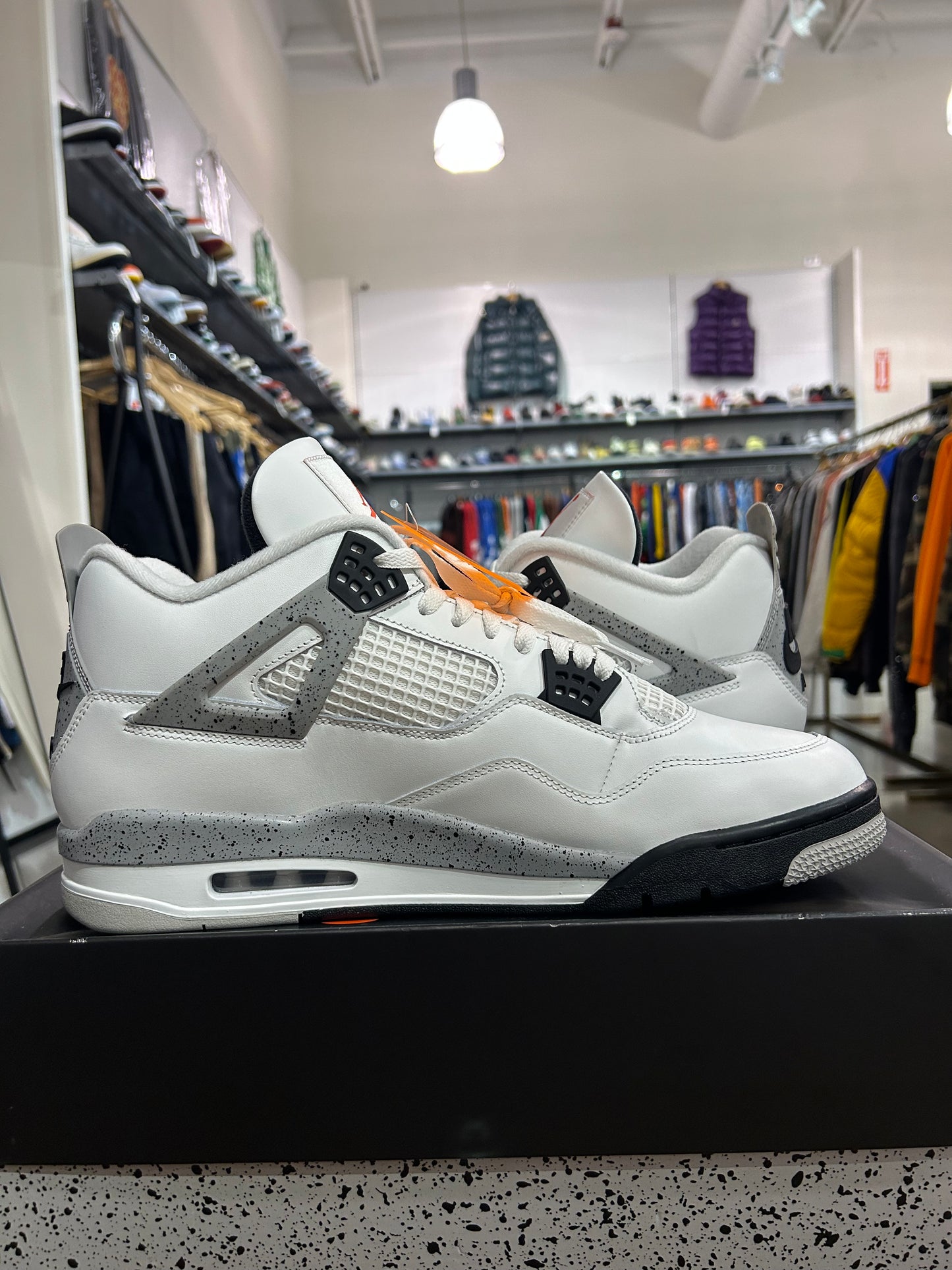 Air Jordan 4 White Cement