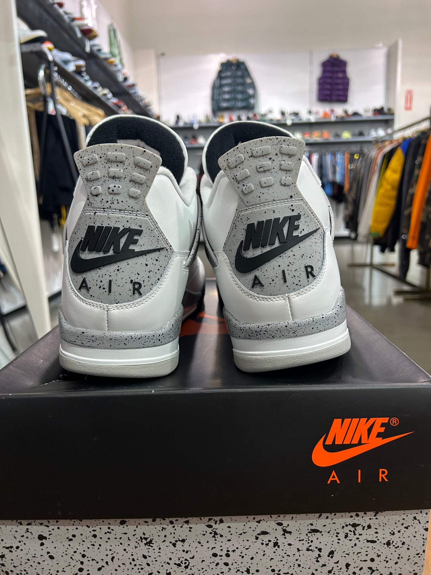 Air Jordan 4 White Cement
