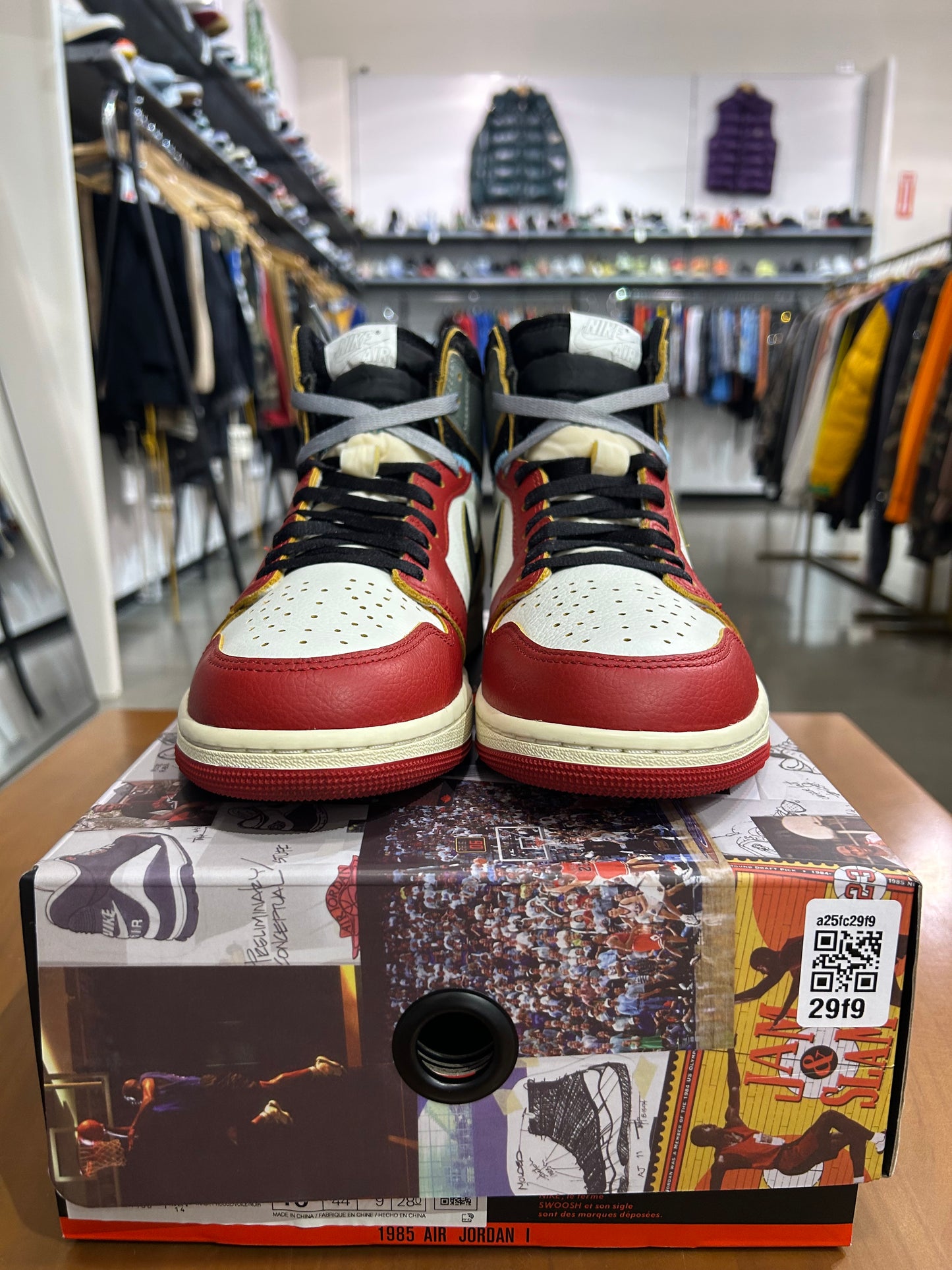 Preowned Air Jordan 1 High Union LA Chicago Shadow