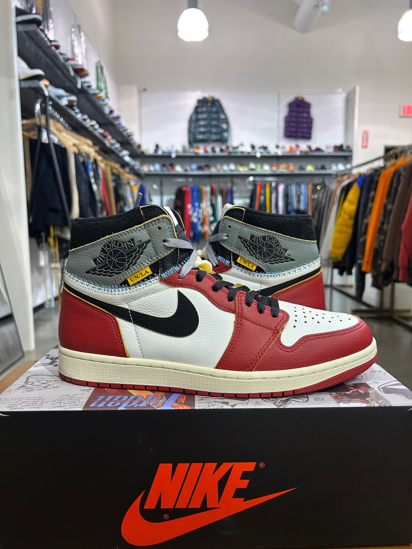 Preowned Air Jordan 1 High Union LA Chicago Shadow