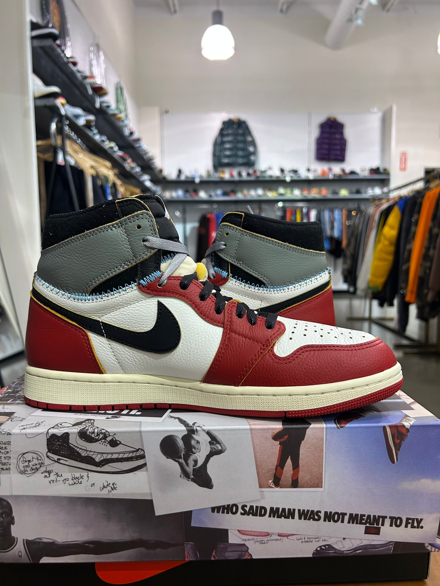Preowned Air Jordan 1 High Union LA Chicago Shadow